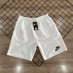 SHORTS NIKE MOLETOM BRANCO