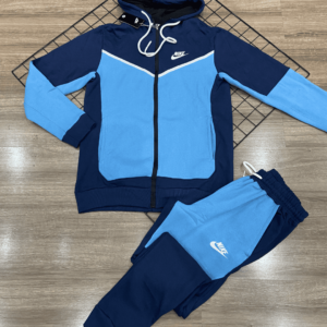 CONJUNTO NIKE TECH FLEECE AZUL MARINHO / AZUL BEBE