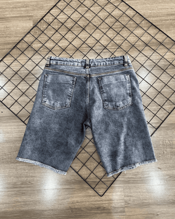 SHORTS JOGADOR JEANS BROW JEANS ( CINZA RISCADO ) - Image 2