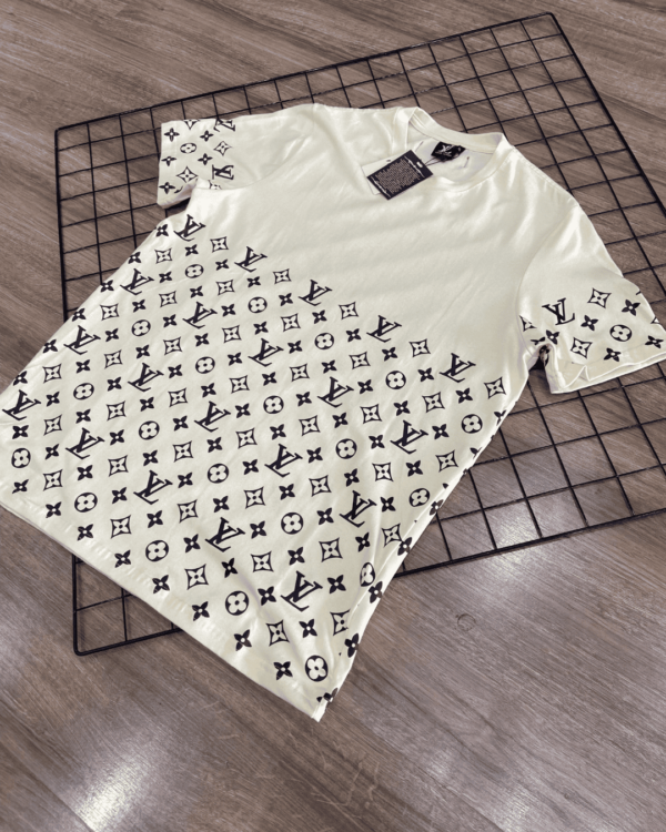 T-SHIRT LV DEGRADE BEGE - Image 2