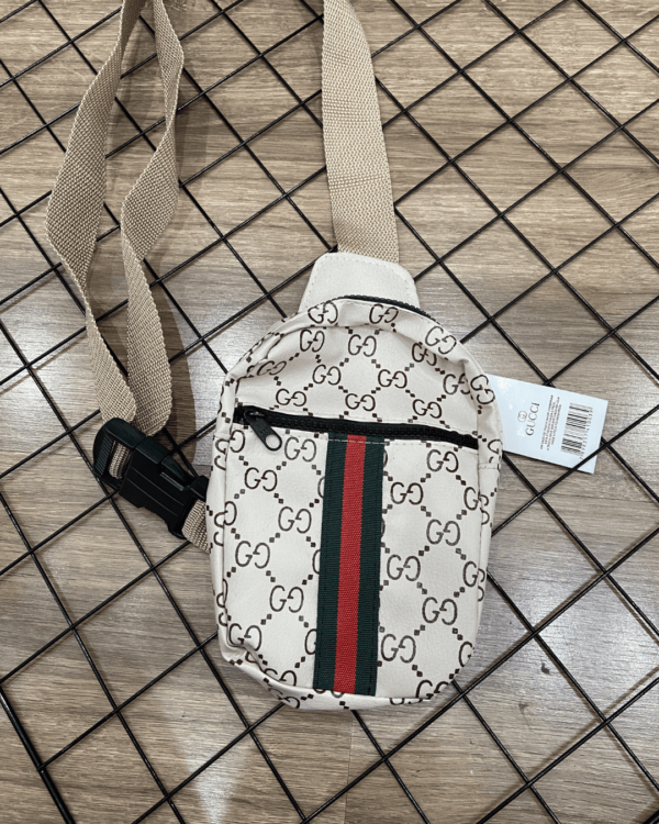 BAG GUCCI BRANCO LATERAL