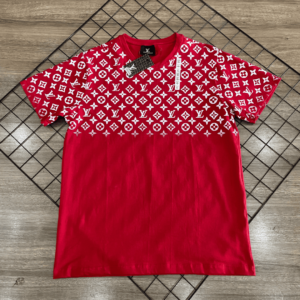 T-SHIRT LV DEGRADE VERMELHA