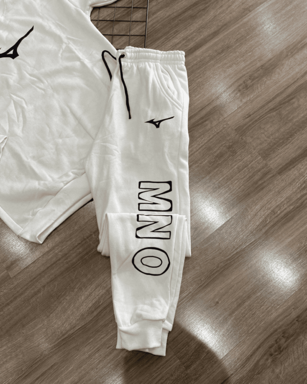 CONJUNTO MIZUNO BRANCO GOLA CARECA - Image 3
