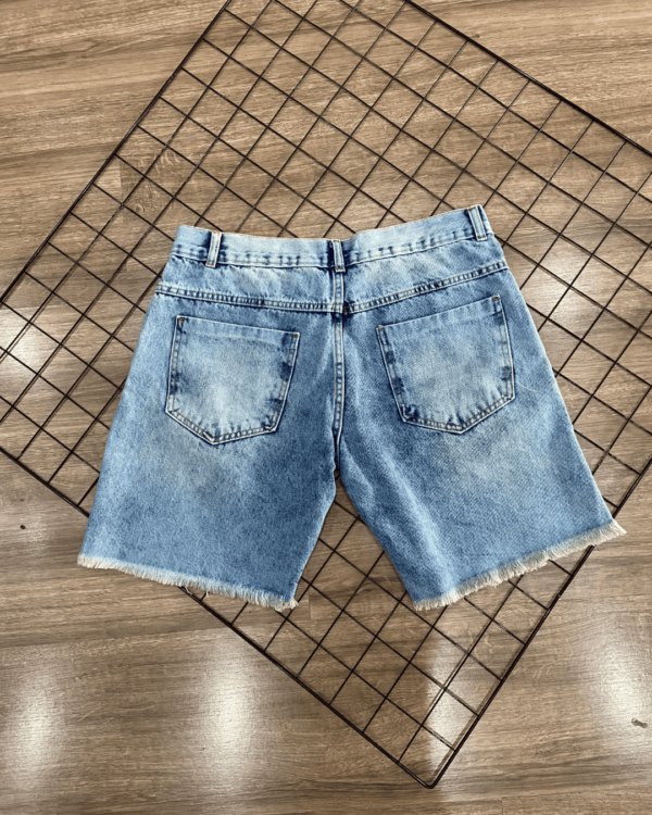SHORTS JOGADOR JEANS BROW JEANS ( JEANS CLARO DESFIADO ) - Image 2