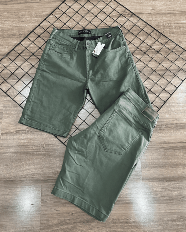 BERMUDA SARJA BOKKER VERDE MILITAR - Image 2