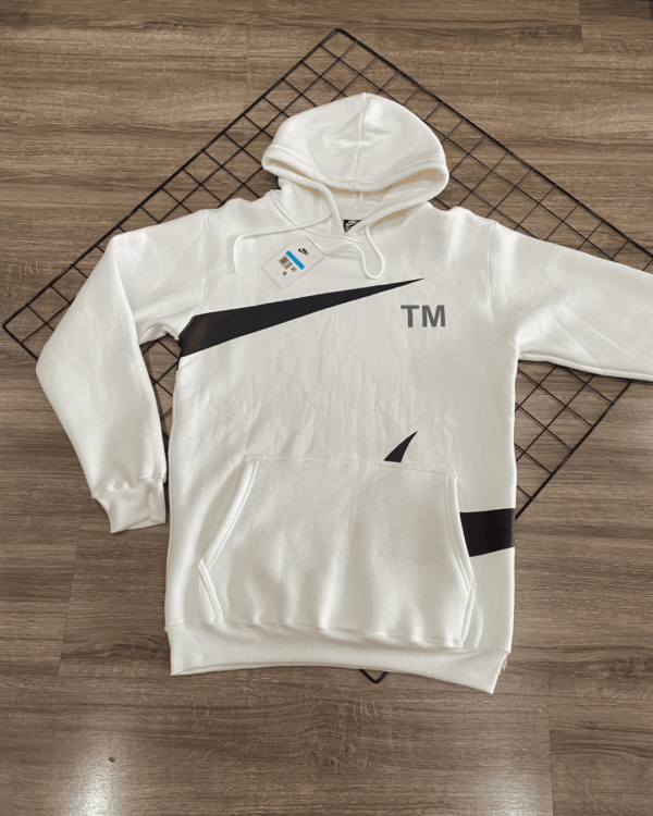 BLUSA NIKE FACAO MOLETOM OFF WHITE