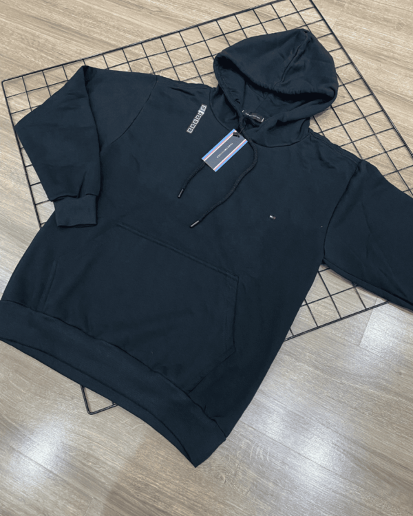 BLUSA TOMMY BASICA MOLETOM PRETO - Image 2
