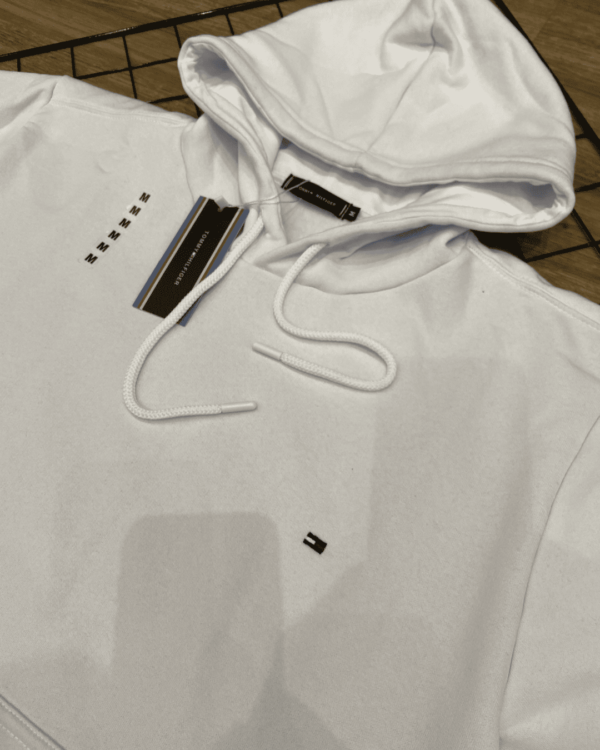 BLUSA TOMMY BASICA MOLETOM BRANCA - Image 2