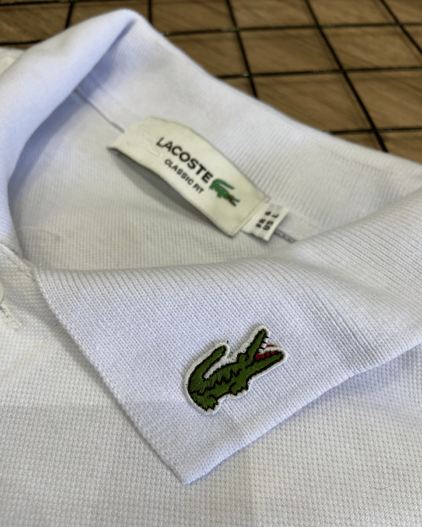 POLO LACOSTE RENE DID IT / BRANCO - Image 4