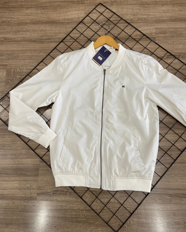 JAQUETA TOMMY HILFIGER OFF WHITE