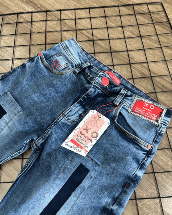 CALÇA JOGADOR BROW JEANS 1020 - Imagem 3