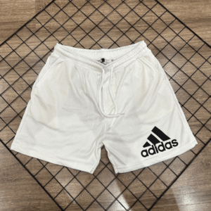 SHORTS ADIDAS MOLETOM BRANCO