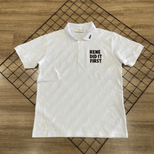 POLO LACOSTE RENE DID IT / BRANCO