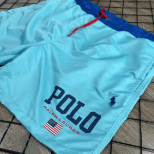 SHORTS RALPH LAUREN AZUL BEBE