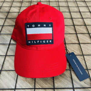 TOMMY HILFIGER PLAQUINHA VERMELHO