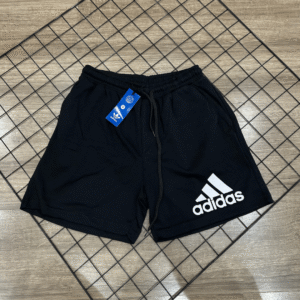 SHORTS ADIDAS MOLETOM PRETO