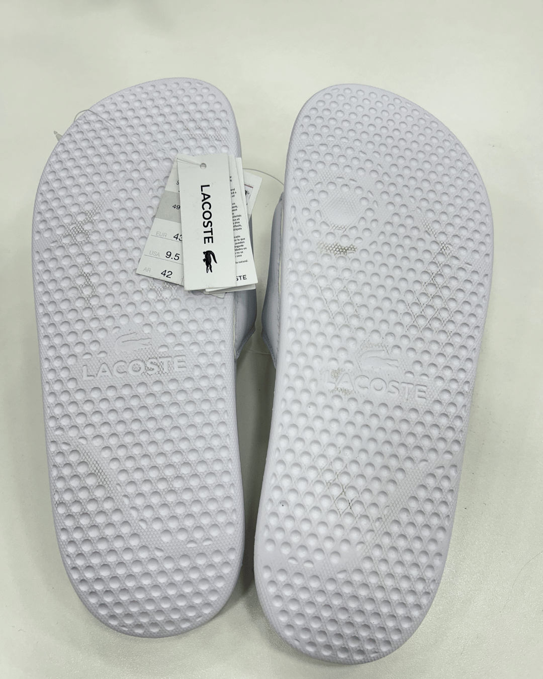 SLIDE LACOSTE SERVE BRANCO 2025 - Imagem 4