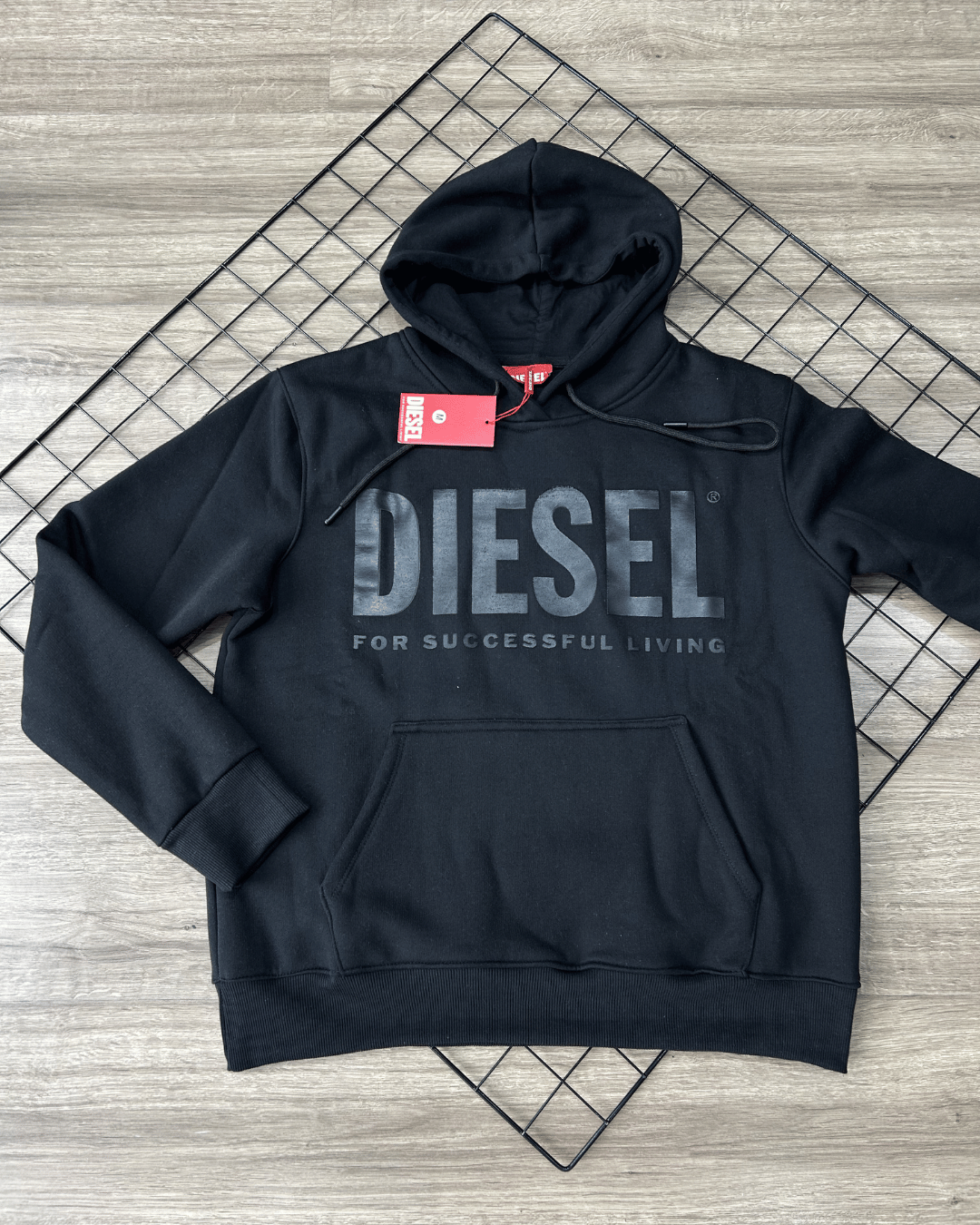 BLUSA MOLETOM DIESEL PRETO