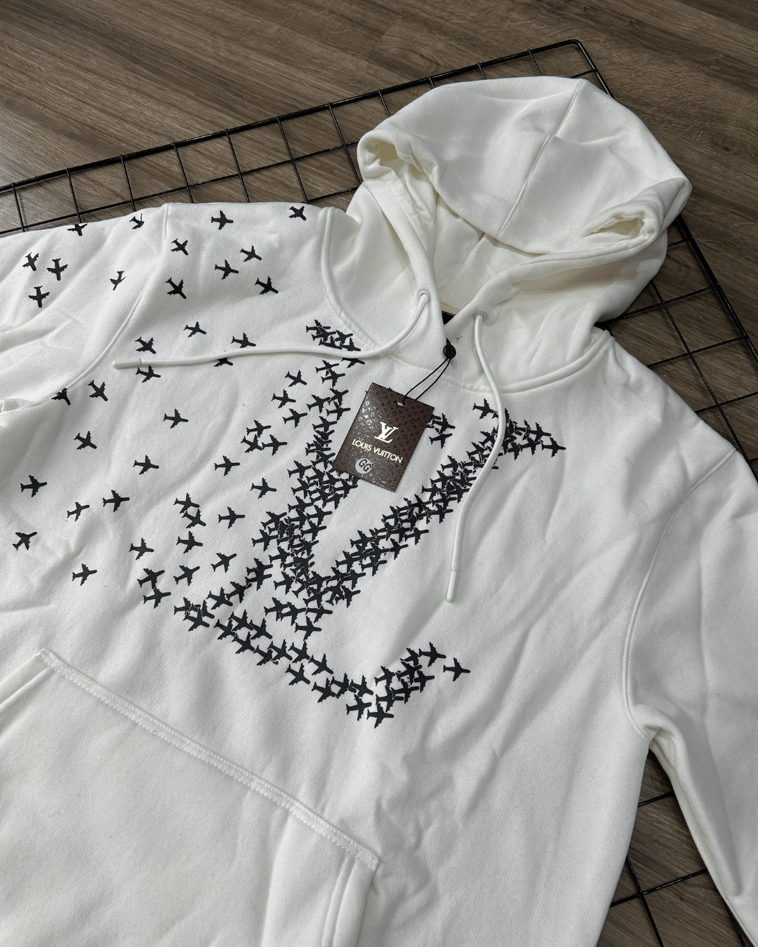 BLUSA MOLETOM LV BRANCA 608595 - Imagem 2