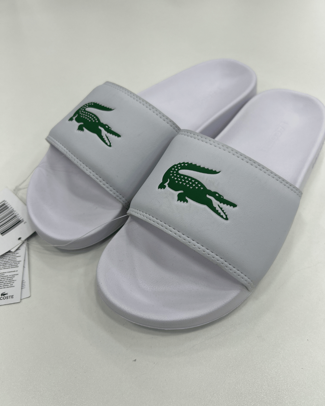 SLIDE LACOSTE SERVE BRANCO 2025 - Imagem 2