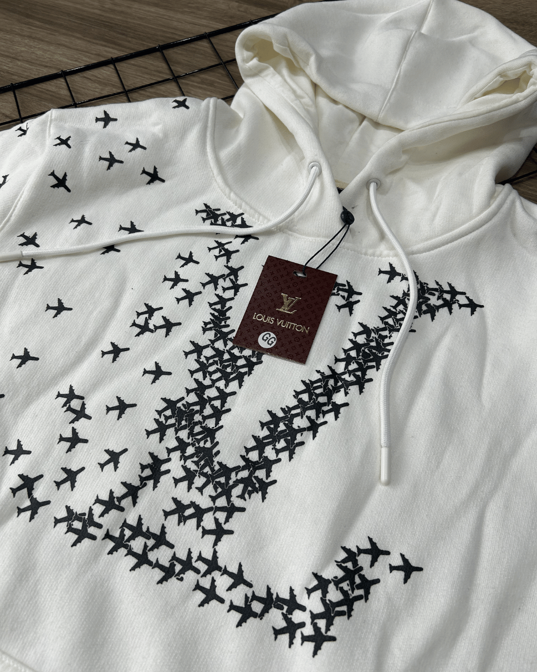 BLUSA MOLETOM LV BRANCA 608595 - Imagem 3