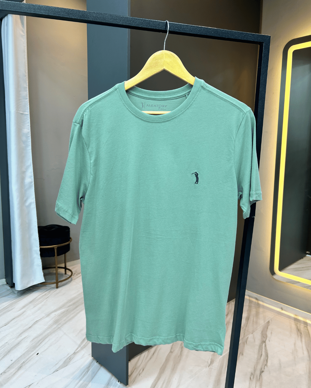 T-SHIRT ALEATORY VERDE AGUA - Imagem 3