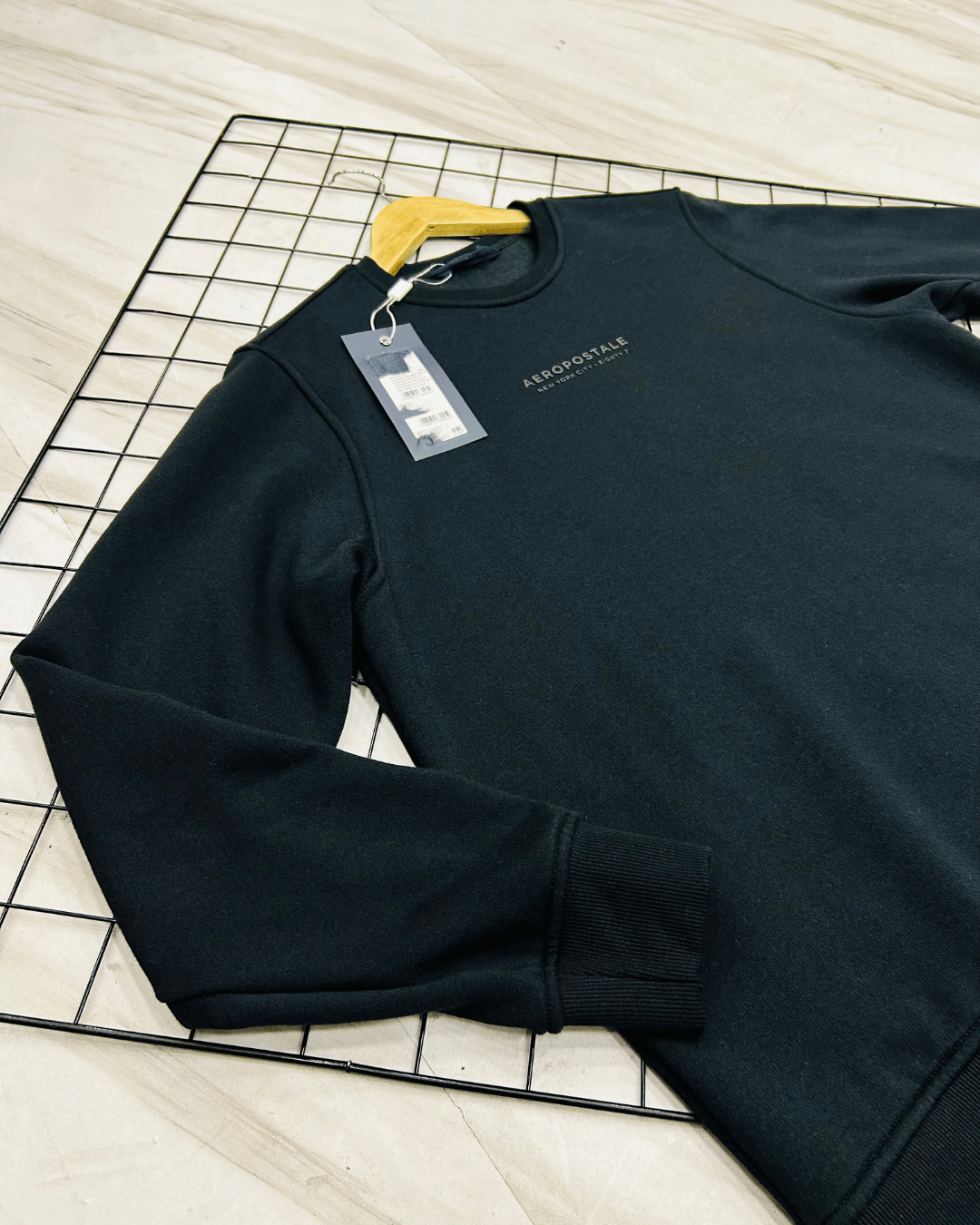 BLUSA MOLETOM AEROPOSTALE PRETO 2020 - Imagem 2