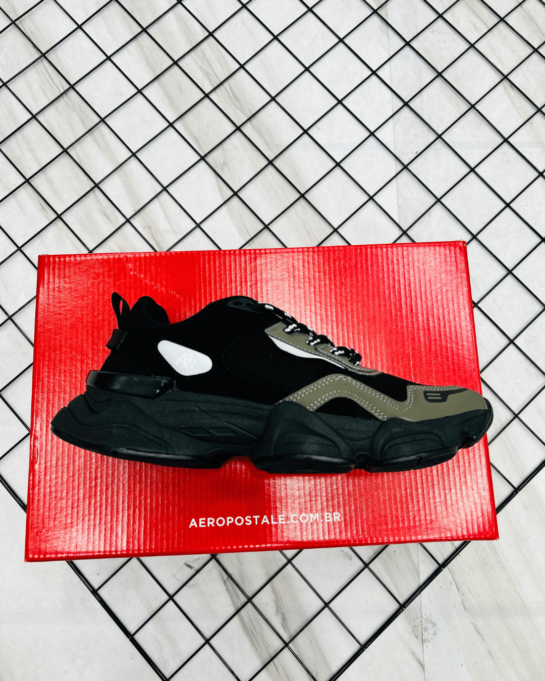 TÊNIS AEROPOSTALE PRETO 6065 - Imagem 3
