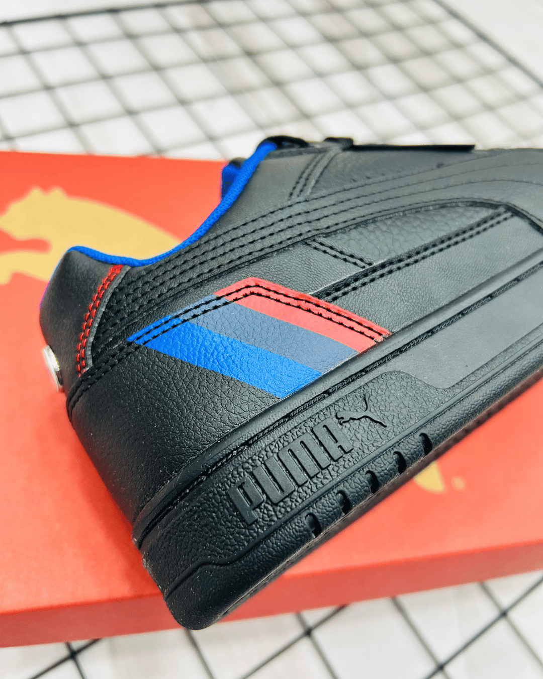 TÊNIS PUMA BMW CAVIN 3 ALL BLACK - Imagem 5