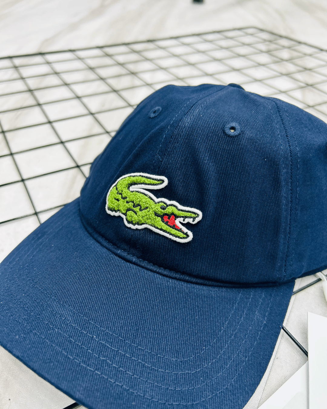 BONE LACOSTE BIG CROCO AZUL MARINHO 2026 - Imagem 2