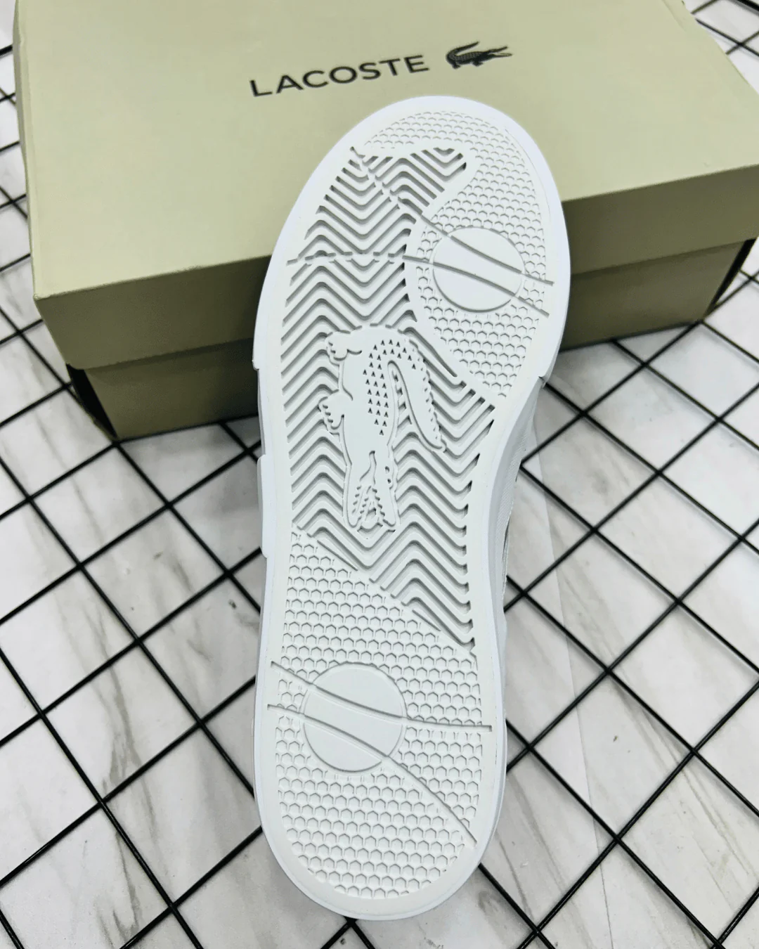 TÊNIS LACOSTE L004 BRANCO/VERDE - Imagem 5