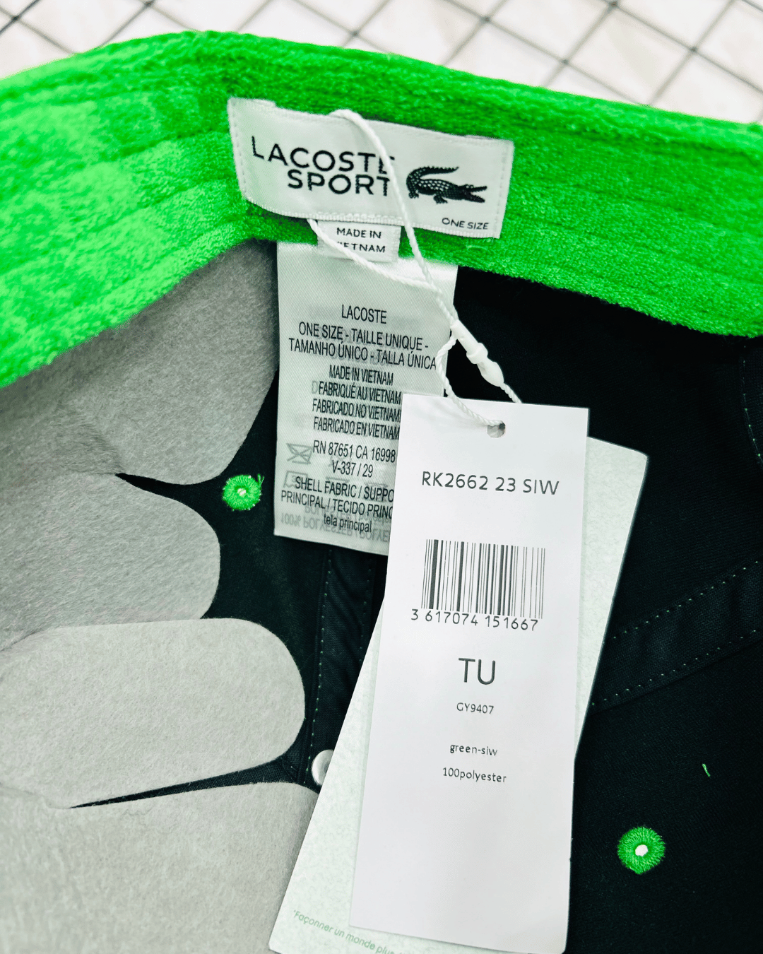 BONE LACOSTE SPORT VERDE - Imagem 4