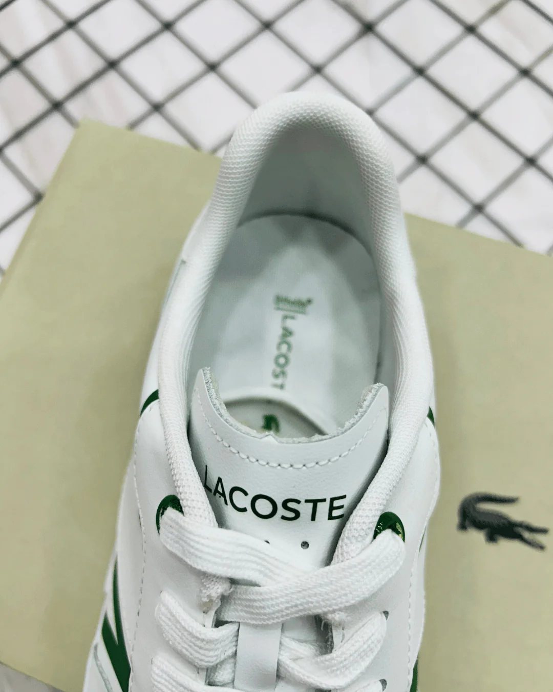 TÊNIS LACOSTE L004 BRANCO/VERDE - Imagem 3